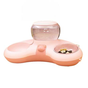 Pado Water Dispenser With Double Bowl-Pink 1.4L